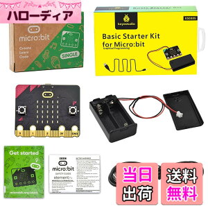 �y���������zKEYESTUDIO BBC Micro:bit V2.21�i�}�C�N���r�b�g�jMicrobit�X�^�[�^�[�L�b�g �d�q���i �L�b�g �d�q�v���O���~���O �Z�b�g