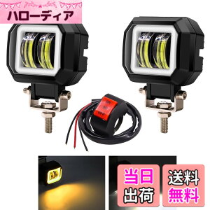 �y���������zX-STYLE 20W �o�C�N �t�H�O�����v �C�J�����O�t�� 2�F LED���[�N���C�g 12V 24V DC ���P�x�E�h���E�������E�ϏՌ� �p�^ �ėp �F�F��+��O�A�T�C�Y�F�p�^