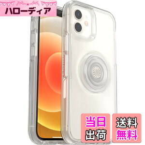 �y���������zOtterBox + Pop Symmetry�V���[�Y�P�[�X iPhone 12 Mini�p(12�APro�APro Max�ł͂���܂���)�񏬔��p�b�P�[�W- �F�F�N���A�A�T�C�Y�FiPhone 12 Mini
