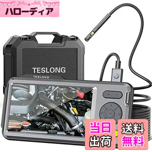 �y���������zTeslong �H�Ɨp�������J���� �ɍׂ�5.0mm �f���A���t�@�C�o�[�X�R�[�v ���׃����Y������ 5 IPS �X�N���[�����t���Ă��� �_���p�J���� �����J����5�C���`1080P IPS�X�N���[�� IP67�h���{
