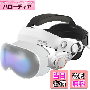 �y���������zkkcobvr VP1 Halo�w�b�h�X�g���b�v Vision Pro VR�w�b�h�Z�b�g�Ή� �F�F�u���b�N�B