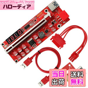 �y���������zMzhou USB 3.0�P�[�u���t��PCI-E 1X to 16X Riser Card - �r�b�g�R�C��(BTC)�A�C�[�T���A��(ETH)&�Í��}�C�j���O���O�p�V���O��GPU�}�C�j���O�G�N�X�e���_�[�A6�s��/SATA�d���A���肵����m�C