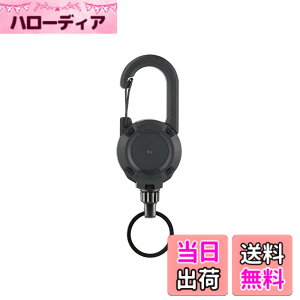 �y���������z[FamGift] �J���r�i�t �L�[���[�� ���̓��[���L�[�z���_�[ ���C���[ ���[�� �A�E�g�h�A ���L�k50-60cm�X�`�[�����C���[ �����h�~ ���[���L�[�z���_�[ (�u���b�N) �F�F�u���b�N�A�T