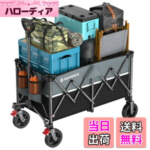 �y���������zRaynesys �L�����[���S���y2025�V�o��z�y�u���[�L�t���z ��e��150L �ω׏d150kg �A�E�g�h�A���S�� �܂��ݎ� �L�����v�J�[�g �����^�b�`������ �����^�ѕ֗� �R���p�N�g �������[