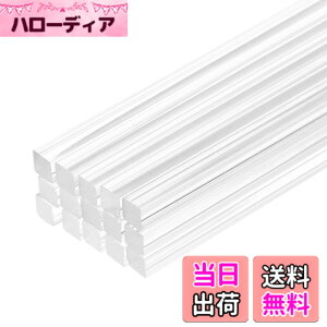 �y���������zuxcell �A�N�����p�_ �A�N�����_ �N���A PMMA�o�[���o�� �A�N�����v���X�`�b�N�X�e�B�b�N DIY�N���t�g�Ɩ����|�����p �F�F�N���A�A�T�C�Y�F5mm x 300mm