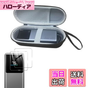 �y���������zLAZIRO Xiaomi 165W Power Bank 10000mAh �p�P�[�X+2*�t�B���� ���[�P�[�X �ϏՌ� �h�� �h�o �h�� �P�[�u���Ȃǂ̃A�N�Z�T�������[�\ �F�F�u���b�N