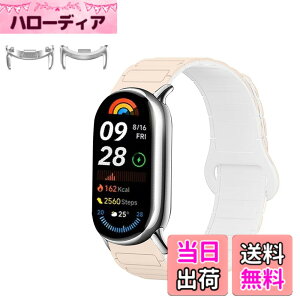 �y���������z[KONXISA] �����o���h Xiaomi Smart Band 10 / 9 / 8 �Ή� �o���h ���C�t���_�炩���V���R���x���g �������� �y�ʁA���K�A�ϋv���A�h���� �h�� �j�����p �X�^�C���b�V�� �r���v�x���g �F�F
