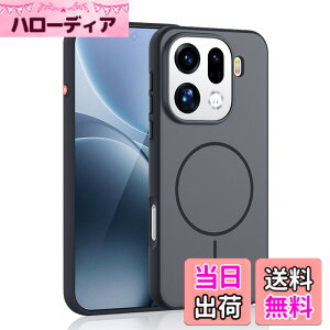 �y���������zHUKWIMO For OPPO Find X9 �P�[�X�y2025�N �}�O�l�b�g�z���� ���C�����X�[�d�Ή� �n�C�u���b�h�\�� �ϏՌ� �X�g���b�v�z�[���t�� OPPO Find X9 �Ή� [�u���b�N] �F�F�u���b�N