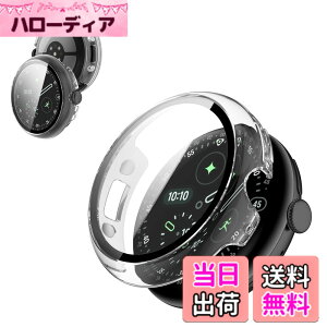 �y���������zGoogle Pixel Watch Parent�p �J�o�[ �P�[�X �A�b�v���E�H�b�`�ی�J�o�[ �K���X�t�B���� ��̌^ �h�� �h�o �t�B���� �ی�t�B�����yHUKWIMO�z ���ɋ��� �������� �C�A�[�� �ɔ� ���˒ጸ