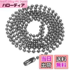 �y���������z[uxcell] �S���{�[���`�F�[�� 2.4mm 31.5�C���`�� �ۃr�[�Y�l�b�N���X �h�b�O�^�O�v���`�F�[�� �R�l�N�^�[�E���ߋ��t�� �����Y�E�E�B�����Y��ΐ��� �u���X���b�g�L�[�z���_�[�p 