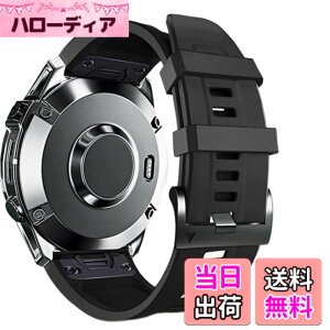 �y���������zAnkersaila 22mm �o���h Compatible with Garmin Fenix 7/Fenix 6/Fenix 6 Pro/Fenix 5/Fenix 5 Plus/Forerunner 945/forerunner 935,�\�t�g�V���R���o���h �N�C�b�N�����[�X�� ���� �x���h �F�F�u���b�N