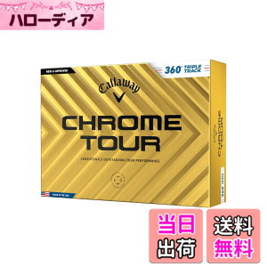 �y���������z�L�����E�F�C(Callaway) �S���t�{�[�� CHROME TOUR 24 1�_�[�X(12����) 4�s�[�X�\�� �F�F360°�g���v���E�g���b�N �z���C�g