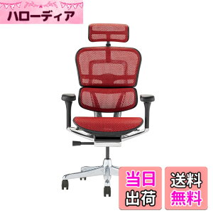 �y���������z�G���S�q���[�}��2(Ergohuman2) �I�t�B�X�`�F�A �F�F�t���[��:BLACK / ���b�V��:RED�A�T�C�Y�F�n�C�^�C�v