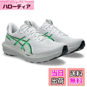 �y���������zasics(�A�V�b�N�X) �����Y GT-1000 14�����j���O�V���[�Y �F�F101(�z���C�g/�o�C�^�� �O���[��)�A�T�C�Y�F24.5 cm 2E