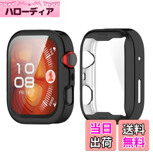 �y���������zAnkersaila �P�[�X �Ή� Huawei fit 4/Huawei fit 4 pro,�P�[�X �J�o�[ TPU �S�ʕی� �J�o�[ �y�� �ϏՌ��� �C�菝�h�~ �����ߗ� �E���ȒP �F�F�u���b�N�A�T�C�Y�FWatch fit 4