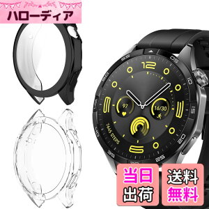 �y���������zAnkersaila �P�[�X �Ή� Huawei Watch GT4 46mm,�P�[�X �J�o�[ TPU �S�ʕی� �J�o�[ �y�� �ϏՌ��� �C�菝�h�~ �����ߗ� �E���ȒP �F�F��+�N���A