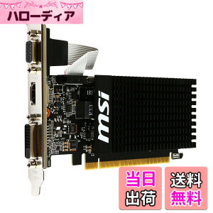 �y���������zMSI GeForce GT710 GDDR3 2GB �O���t�B�b�N�X�{�[�h VD5931 �T�C�Y�FGT 710 ����