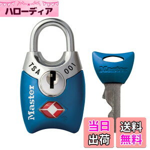 �y���������zMaster Lock TSA���b�N �싞�� �_�C������ �X�[�c�P�[�X�p �P�[�u���t�� �F�F04.�u���[