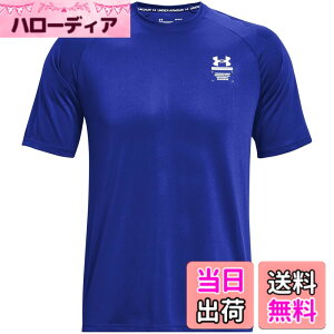 �y���������zUNDER ARMOUR(�A���_�[�A�[�}�[) �g���[�j���OT-�V���cUA�A�[�}�[�v�����g �V���[�g�X���[�u T�V���c�����Y �F�FRoyal / / White�A�T�C�Y�FM