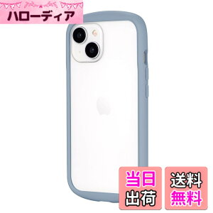 �y���������z���v���X(Leplus) iPhone 15/iPhone 14 �ϏՌ��n�C�u���b�h�P�[�X �uCleary�v �F�F�u���[