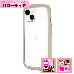 �y���������z���v���X(Leplus) iPhone 15/iPhone 14 �ϏՌ��n�C�u���b�h�P�[�X �uCleary�v �F�F�x�[�W��