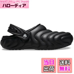 �y���������zCrocs �j�����p�B Crocs Classic Lined Overpuff Clog Unisex Adult�N���b�O �F�F�u���b�N///�z���C�g�A�T�C�Y�F23.0 cm