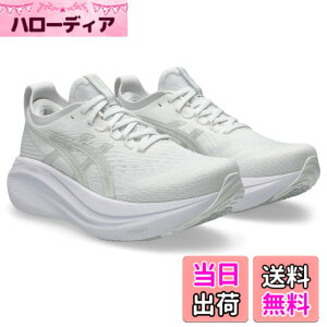 �y���������zasics(�A�V�b�N�X) ���f�B�[�X GEL-NIMBUS 27�����j���O�V���[�Y �F�F100(�z���C�g/�O���C�V���[�O���[)�A�T�C�Y�F25.0 cm E