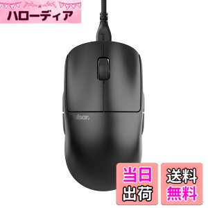 �y���������zPulsar Gaming Gears Wired �L���Q�[�~���O�}�E�X ���y�� 1ms 26000 DPI Optical Sensor PAW3395 �������K�i �F�F�u���b�N�A�T�C�Y�FMedium