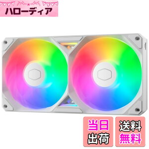 �y���������zCooler Master SickleFlow Edge 240 360 ARGB PC�P�[�X�t�@�� 240mm ��̌^�t���[�� �F�F�z���C�g�A�T�C�Y�F240mm