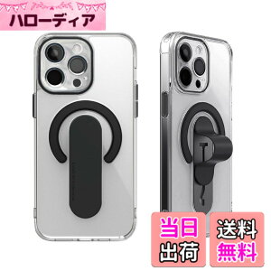 �y���������zmomo stick iPhone 15 Pro Max�p Mag Grip �����Y�K�[�h �P�[�X �F�F�u���b�N�A�T�C�Y�FiPhone 15 Pro Max