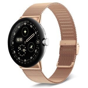 �y���������z[KeeFos] �o���h Google Pixel Watch 4 45mm 2025/Google Pixel Watch 3 45mm �Ή� �����o���h ���� �ւ��x���g �X�e�����X�� �X�g���b�v �j�����p �����x���g �O�[�O�� �s�N�Z���E�H�b�`4 45 mm/3 45 mm