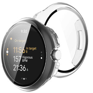 �y���������zBUITFOU Google Pixel Watch 3 �J�o�[ Google Pixel Watch 3/2/1 41MM �J�o�[ �����^ PC+�K���X�f�� ��̌^ Pixel Watch �P�[�X�Ή� �S�ʕی� �����^ �����ȒP �ϏՌ� �����ߗ� �w��h�~ ���h�~�i41MM,�u