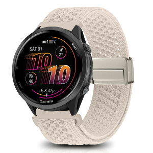 �y���������z[KeeFos] 22mm �o���h Garmin(�K�[�~��) Venu 4 45mm/Venu 3 45mm/2/Forerunner 570 47mm/265/255/Vivoactive 4/Active�Ή� �����o���h �i�C�����f�� ���C�o�b�N�� �}�O�l�b�g���o�b�N�� �ւ��x���g �҂ݕ� 