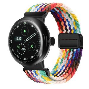 �y���������z[KeeFos] �o���h Google Pixel Watch 4 41mm 2025/Google Pixel Watch 3 41mm/2/1 �Ή� �����o���h �i�C���� �ґg �X�g���b�v ���C�o�b�N���t�� �}�O�l�b�g���o�b�N�� �ւ��x���g �ʋC�� �L�k�� �X�|