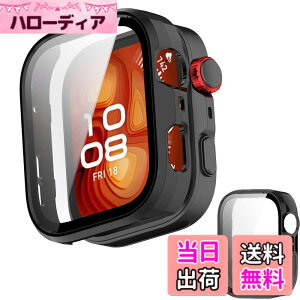 �y���������zINIAYOH For HUAWEI WATCH FIT 4 �J�o�[ �t�@�[�E�F WATCH FIT 4 �ی�P�[�X �����K���X�t�B����+���ϏՌ�PC�t���[�� ���˒ጸ �w��h�~ �y�ʃX�����݌v �F�F�u���b�N�A�T�C�Y�FFIT4 Pro
