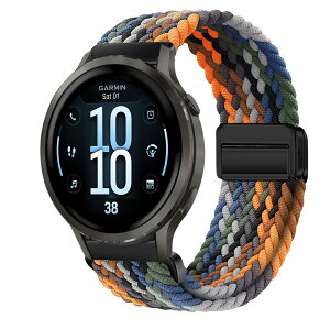 �y���������z[KeeFos] 18mm �o���h Garmin(�K�[�~��) Venu 4 41mm/Venu 3S 41mm/2S/Forerunner 265S/255S/255S Music/Vivoactive 4S 40mm/Vivomove 3S 39mm/Active S/Move 3S �Ή� �����o���h �i�C���� �ґg �ւ��x���g ���C�o�b�N���t