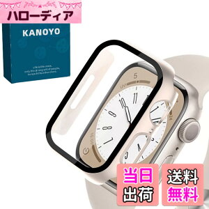 �y���������zKANOYO Apple Watch �p�P�[�X Series Ultra/SE2/SE/8/7/6/5/4 40mm�Ή� �A�b�v���E�H�b�`�ی�J�o�[ �K���X�t�B���� ��d�\�� ��̌^ PC�f�� �S�ʕی� �����ȒP �����ߗ� ���ϋv �w��h�~ ���h�~