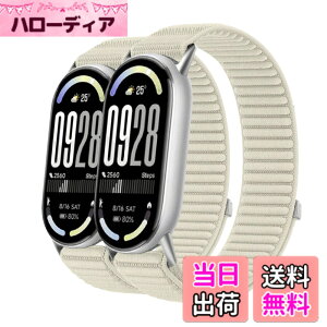 �y���������z[Odejaa] 2�{�Z�b�g �R���p�`�u�� Xiaomi Smart Band 10/9/8 �����o���h mi band 9 �ւ��o���h mi strap 8 �����x���g �i�C���� �҂ݍ��� �f�� �}�W�b�N�e�[�v���� �ϋv�� �e�͐� �L�k�� �_� 