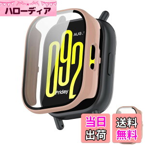�y���������zINIAYOH For Redmi Watch 5 Lite �J�o�[ �i�V���I�~�jRedmi Watch 5 Lite �ی�P�[�X �����K���X�t�B����+���ϏՌ�PC�t���[�� ���˒ጸ �w��h�~ �y�ʃX�����݌v �F�F�s���N�A�T�C�Y�F5 Active