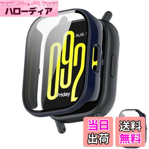 �y���������zINIAYOH For Redmi Watch 5 Lite �J�o�[ �i�V���I�~�jRedmi Watch 5 Lite �ی�P�[�X �����K���X�t�B����+���ϏՌ�PC�t���[�� ���˒ጸ �w��h�~ �y�ʃX�����݌v �F�F�u���[�A�T�C�Y�F5 Active
