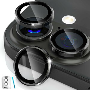 �y���������zimluckies �Ή� iPhone 16 / iPhone 16 Plus �p �J�����ی�t�B���� 9H �����K���X �����Y�J�o�[ �J�����J�o�[ �K���X�t�B���� �S�ʕی� ���h�~ ��phone16plus/16 �Ή� �F�F�u���b�N