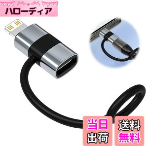 �y���������zlightning usb-c �ϊ��A�_�v�^ typec lightning �ϊ� 2���� ���@��Ή� USB-C����/iPad/iPhone 60W PD�����[�d �M�ی�݌v �[�d&�����\ �ő�480Mbps�]�����x �A���~����➑� �F�F���C�g�j���O