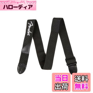 �y���������zFender �t�F���_�[ �X�g���b�v 2 BLK POLY STRAP,RED FENDER �F�FBlack with White Logo�A�T�C�Y�F����