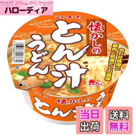 【送料無料】ヤマダイ ニュータッチ 懐かしのとん汁うどん 95g x12個