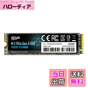 �y���������z�V���R���p���[ SSD NVMe �F�F�u���b�N�A�T�C�Y�F256GB