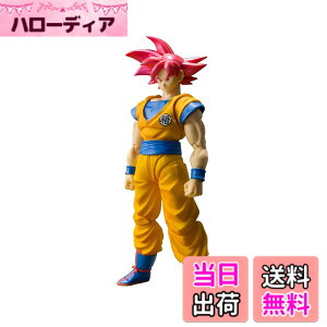 �y���������zBandai - Figurine DBZ - Son Goku Super Saiyan God Cheveux Rouge SH Figuarts 14cm - 4549660175643 �T�C�Y�F�����T�C�Y
