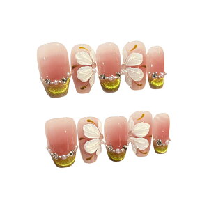 yzBIBII Nails lC`bv t 3D x̒ ԕ t ؍ lC lC`bv V[g 10 LbgAC }Olbg 100% handmade nailsŊȒP ėp\  