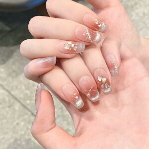 yzBIBII Nails lC`bv t 3D x̒ ԕ t ؍ lC lC`bv V[g 10 LbgAC }Olbg 100% handmade nailsŊȒP ėp\  