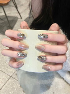 yzBIBII Nails lC`bv t 3D x̒ ԕ t ؍ lC lC`bv V[g 10 LbgAC }Olbg 100% handmade nailsŊȒP ėp\  