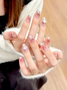 yzBIBII Nails lC`bv t 3D x̒ ԕ t ؍ lC lC`bv V[g 10 LbgAC }Olbg 100% handmade nailsŊȒP ėp\  